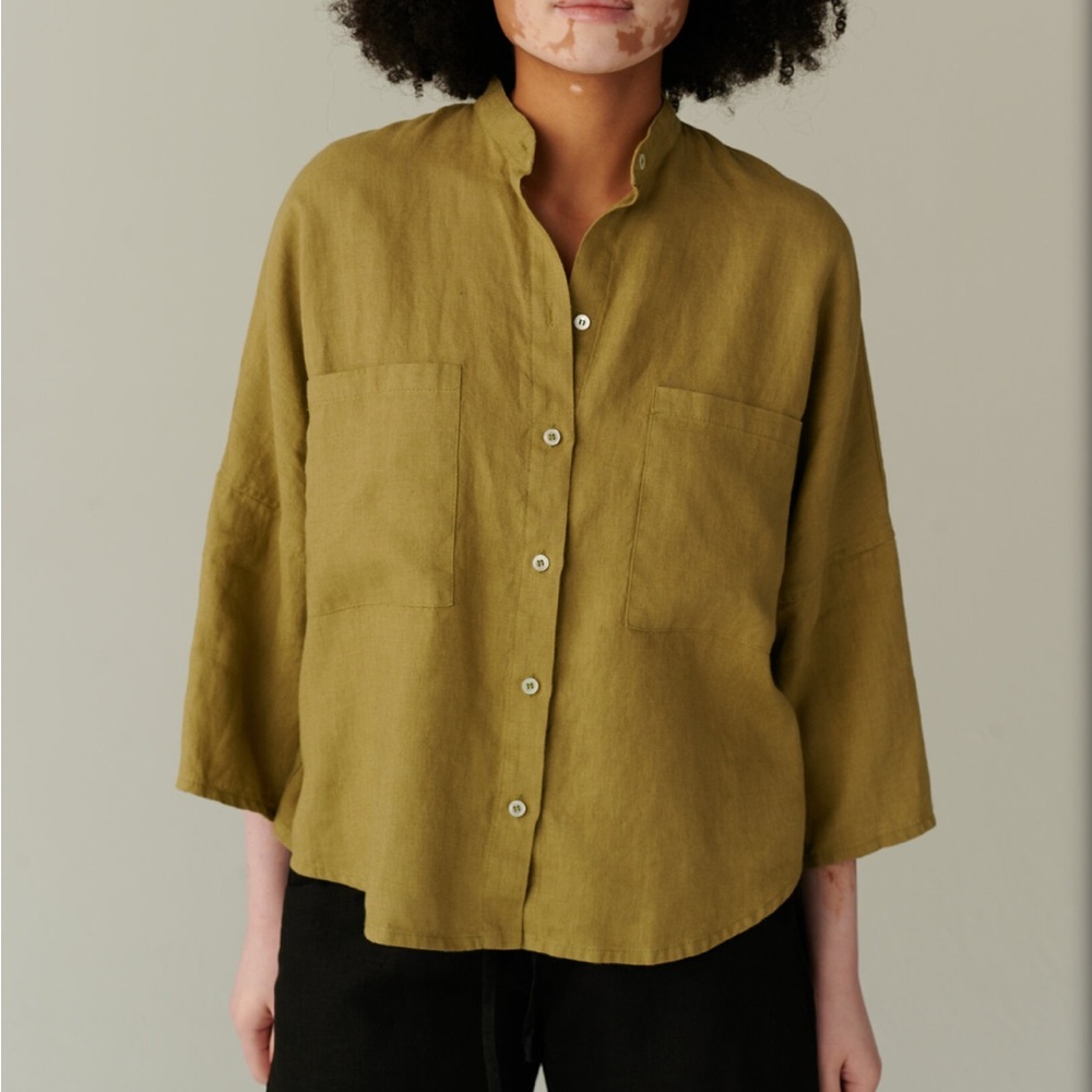 linenfox hana linen shirt